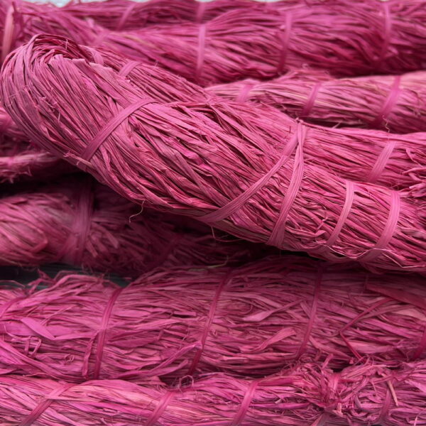 Raffia Hank HotPink 250G