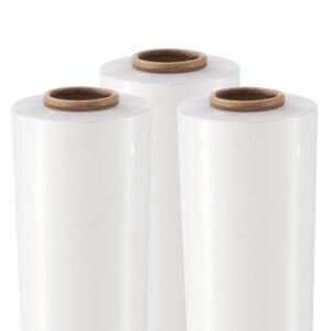 4 Rolls 20UM Clear 500mm x 450m Hand Stretch Film Cast Pallet Wrap