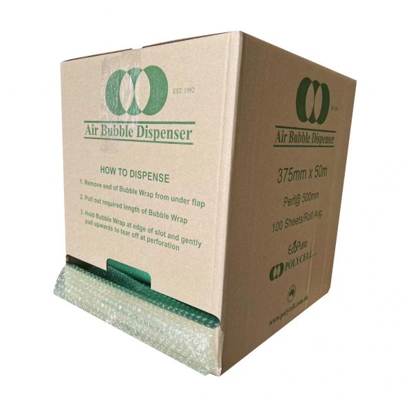 Air Bubblewrap in Dispenser Perforated 50cm 375mm x 50m