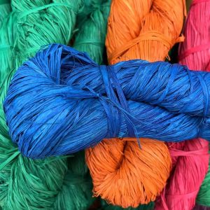 Raffia Hank Blue 250G