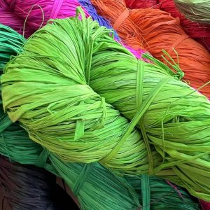 Raffia Hank Lime 250G