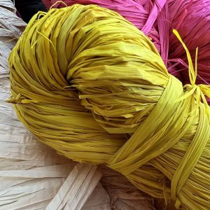 Raffia Hank Yellow 250G