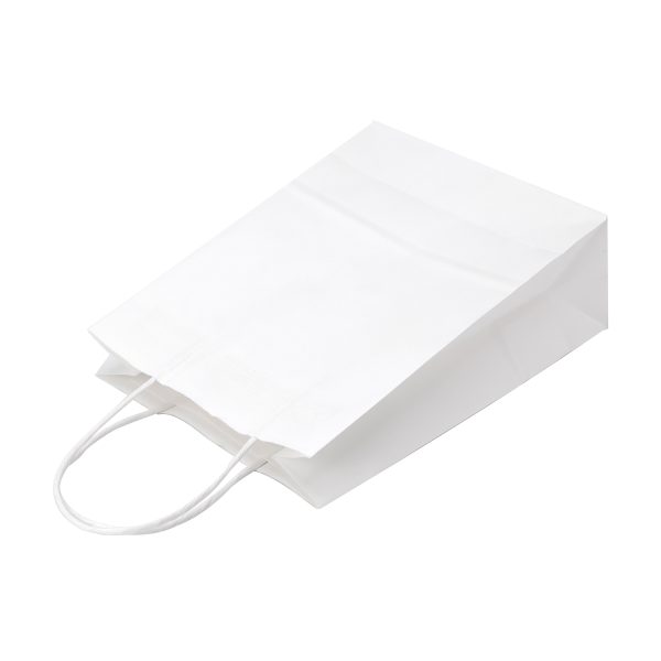 150pcs White Paper Twisted handle Bag 280x330+100mm