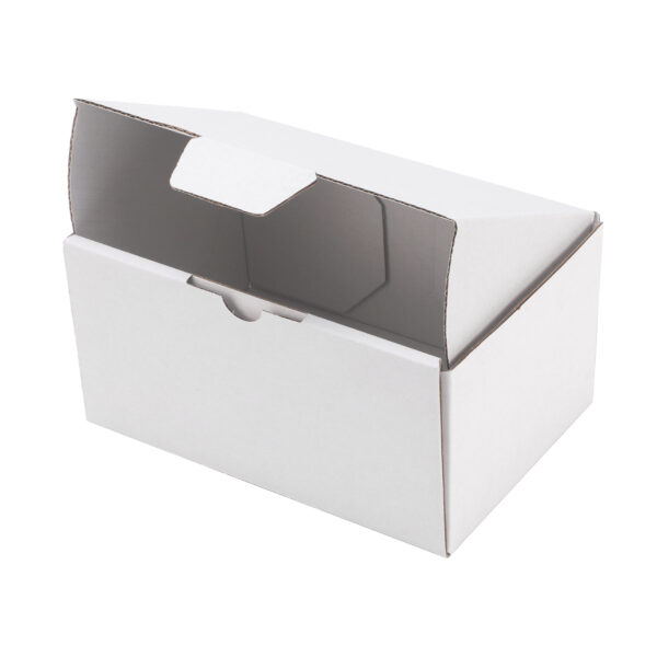 100pcs Full White 150x 100 x 75mm Diecut Mailing Box