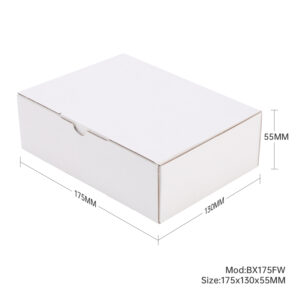 100pcs Full White175 x 130 x 55mm Diecut Mailing Box