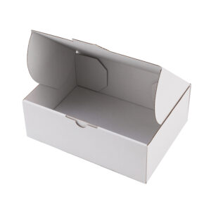 100pcs Full White 220x 160 x 77mm Diecut Mailing Box