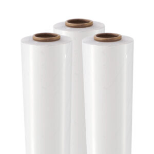 4 Rolls 25UM Clear 500mm x 400m Hand Stretch Film Cast Pallet Wrap