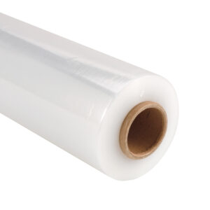 80 Rolls 500mm x 400m 25UM Clear Hand Stretch Film Cast Pallet Wrap