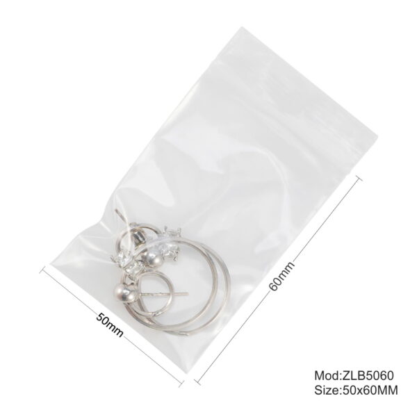 1000pcs 50mm x 60mm Resealable Ziplock Plastic Bags