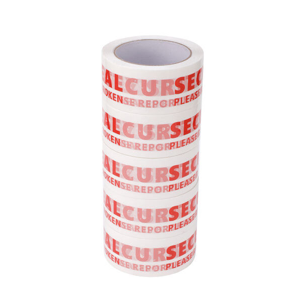 6 Rolls 48mm x 75m Security Seal Adhesive Warning Tape