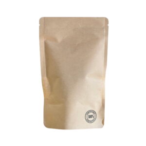 100x Biodegradable Stand Up Pouch with Window 110x170mm