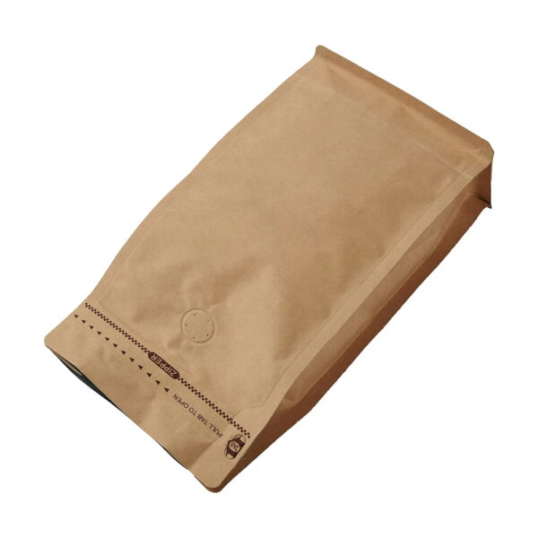 1KG Kraft Paper Stand Up Coffee Bag Air Degassing Valve 100pcs