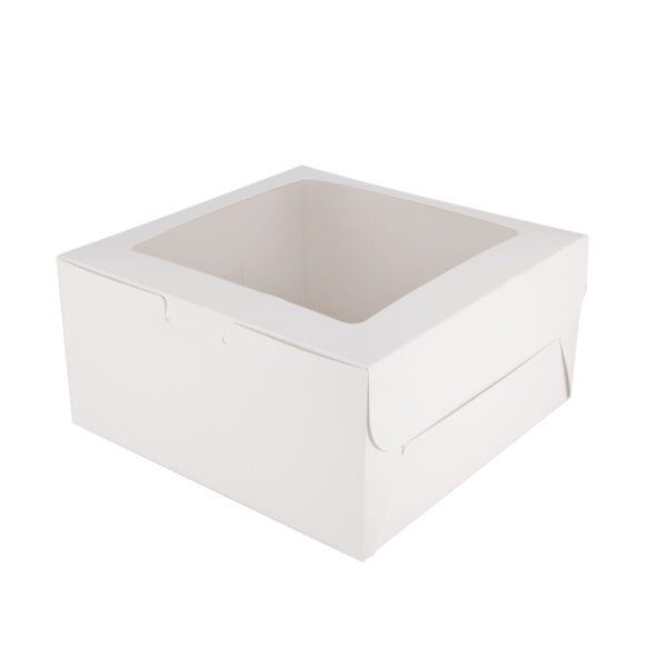 Patisserie Square Window Cake Box 6x6x4 inch