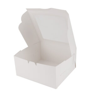 Patisserie Square Window Cake Box 6x6x4 inch