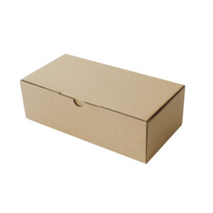 100pcs 240 x 125 x 75mm Diecut Mailing Box Brown Heavy Duty