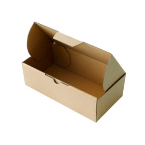 100pcs 240 x 125 x 75mm Diecut Mailing Box Brown Heavy Duty