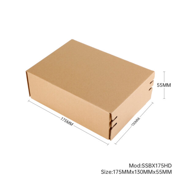 Self Sealing Box 175x130x55mm Brown Heavy Duty 100/ctn