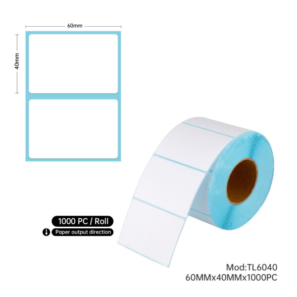 5Rolls Direct Thermal Address Shipping Label 60 x 40mm 1000pcs/roll