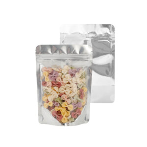 500x Stand Up Pouches Clear Front with Foil Back 120x170mm