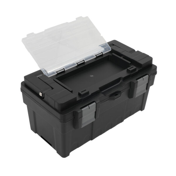 Plastic Black Tool Box 445x255x225mm