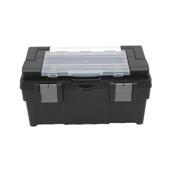 Plastic Black Tool Box 445x255x225mm