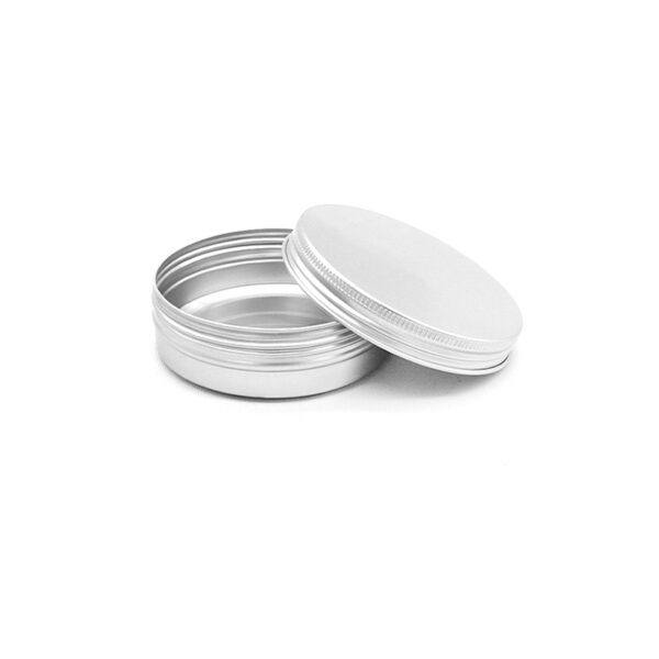 100ML Aluminium Tin Jar Base & Lid Screw Cap 100 per carton