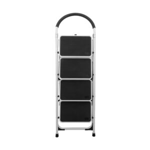 4 Steps Steel Folding Ladder Stool Heavy Duty 150kg